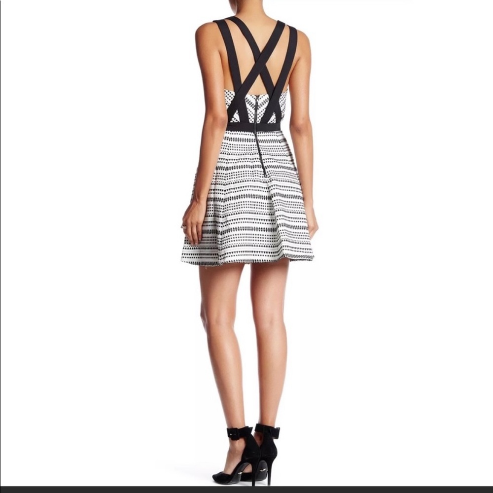 Adelyn Rae Athro crisscross dress, L